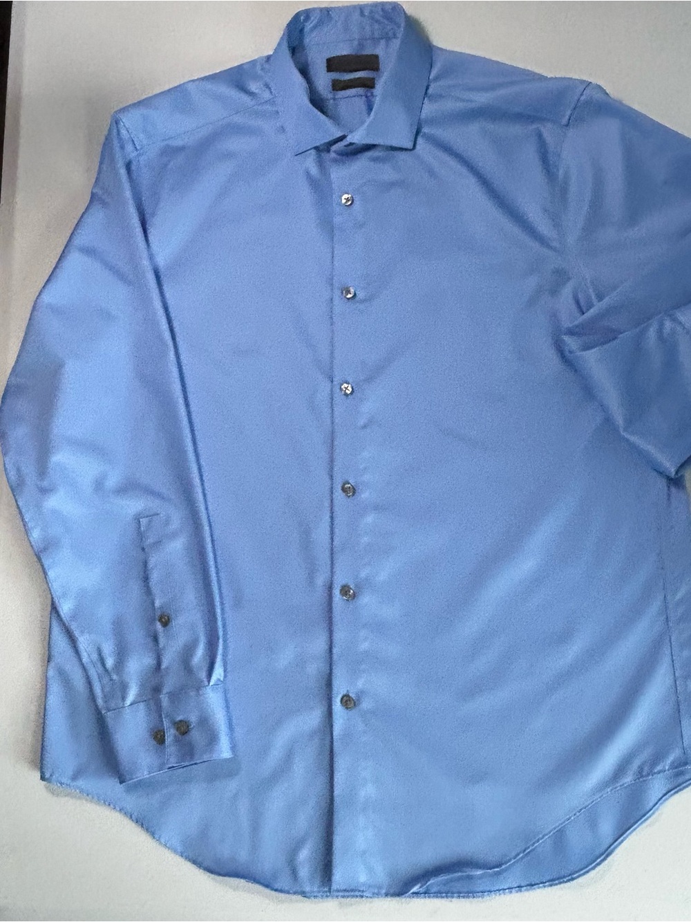 Calvin Klein Men's Sky Blue Dress Shirt - Solid Button-Up
